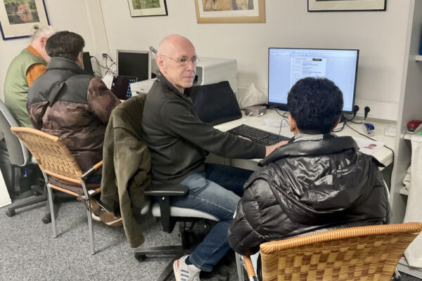 1000. Besucher:in beim Bewerbungstreff