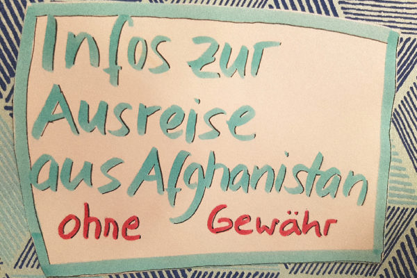 Infos zur Ausreise aus Afghanistan